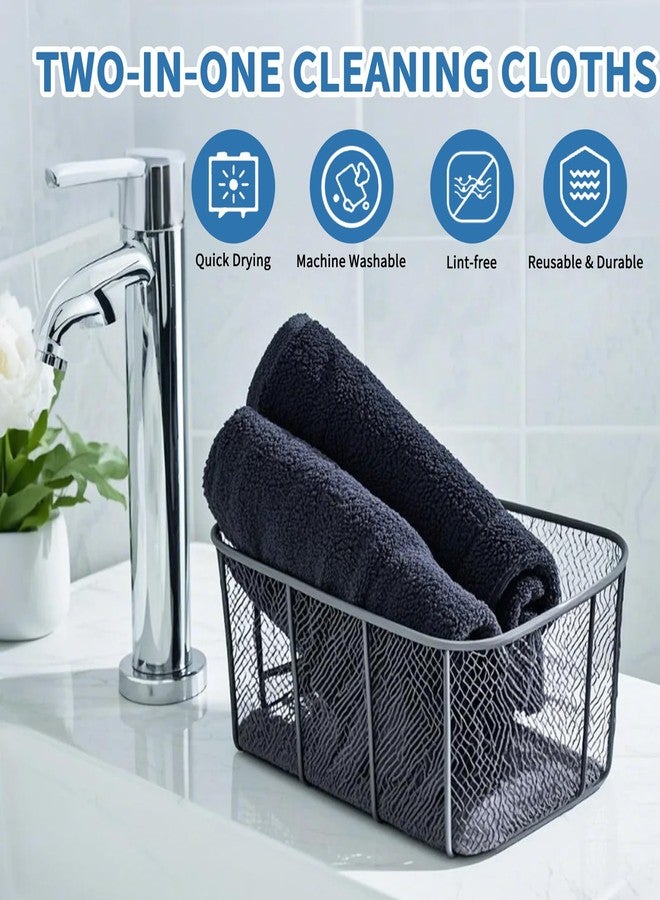 MCSDFN 3 PCS Shiny Bath Drying Towel, Super Absorbent Bath Drying Towels Microfiber Cleaning Cloths for Shower Cars House Kitchen Camping, 15.75 x 11.8 Inch - Image 5